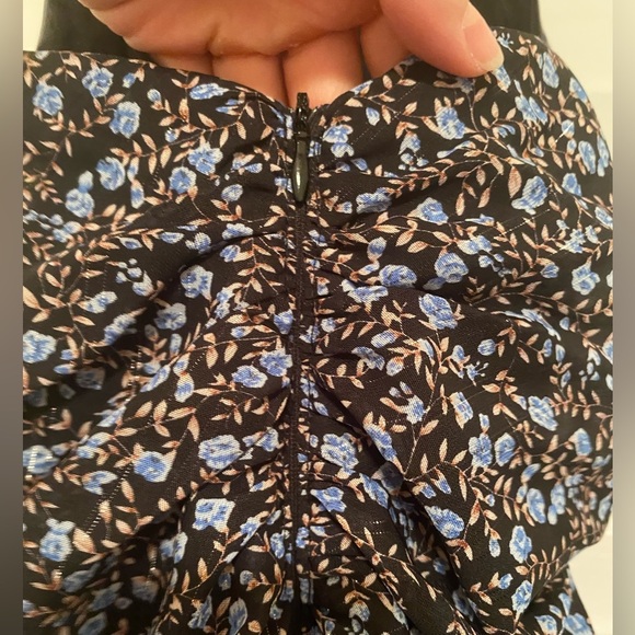 NWT Hello Molly Floral Ruched Mini Dress - Picture 9 of 10